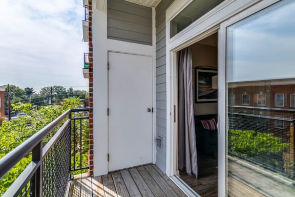 Balcony at The Flats at Wheaton Station