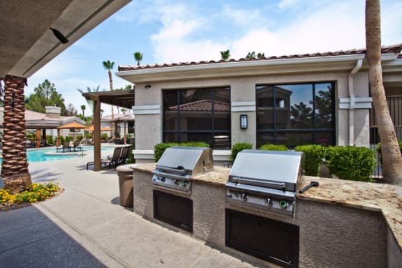 Downtown Summerlin Apartments for Rent with Poolside BBQ