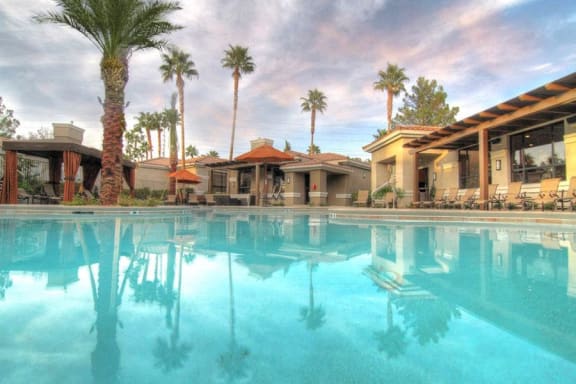 Swimming Pool at Studio Apartments in West Las Vegas