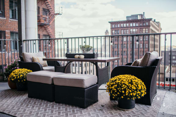 Balcony at The Equitable Building, Iowa, 50309