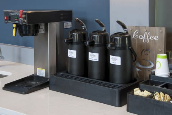 Complimentary Coffee Bar at Apartments Near Cumberland Mall