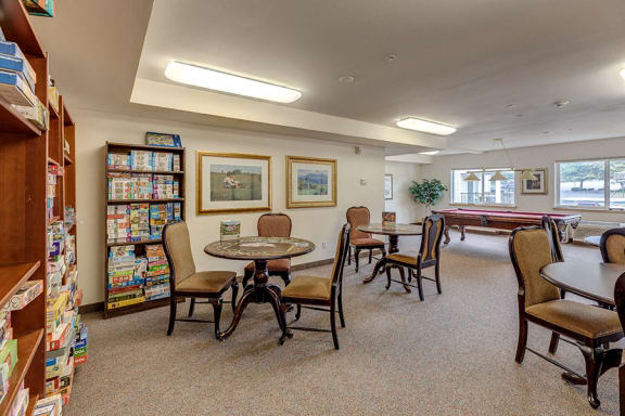 Game Room at VINTAGE AT BURIEN, Burien, WA