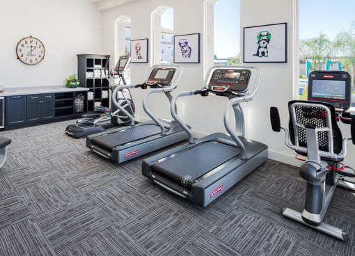 Gym l The James Apartments in Rocklin CA 