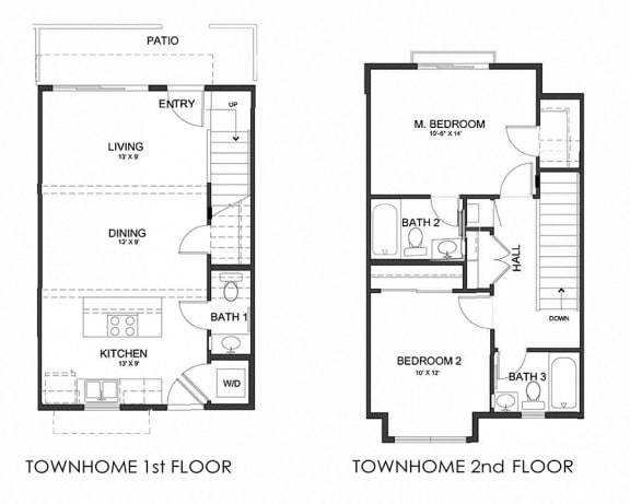 townhome floor plan