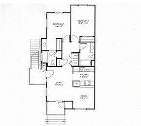 Second s Floor at LINCOLN GARDENS APARTMENTS, Napa California