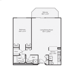 1 bed 1 bath D at 10 West Apartments, Long Beach, 11561