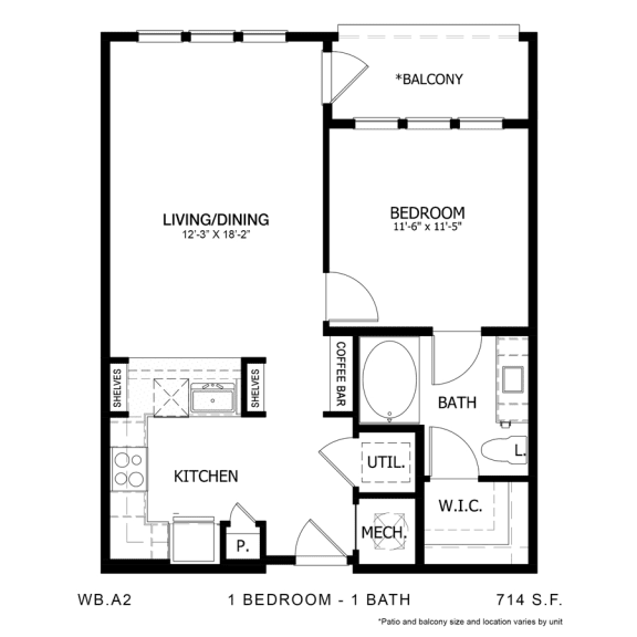 Floor Plans of Wallis and Baker in Grapevine, TX