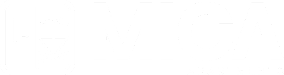 The image is a logo for MICA Apartments, featuring a black and white design.