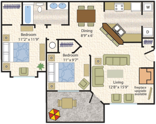 Floor Plan Mustang