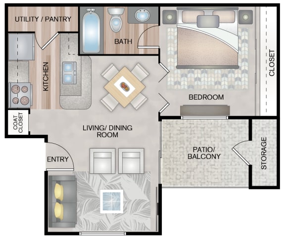 Picasso floor plan layout