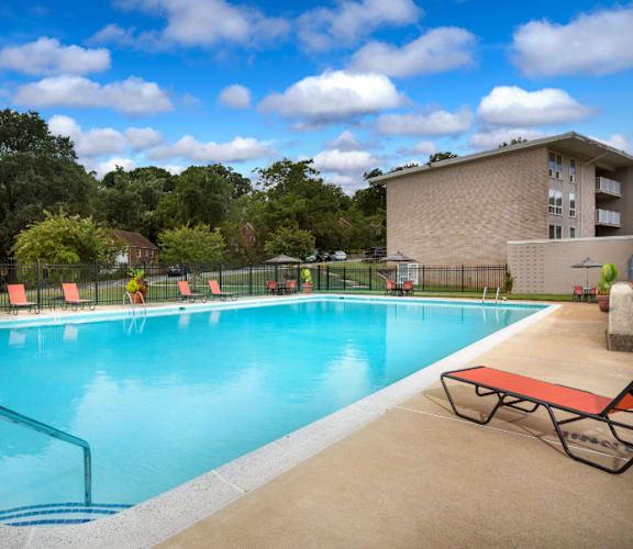 Pool at Cheverly Station Apartments, Maryland