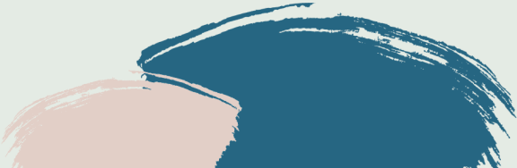 an illustration of a person with a blue hat