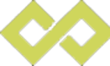 a yellow and green diamond shaped pattern on a green background