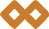 Two orange diamonds intersecting in the middle.