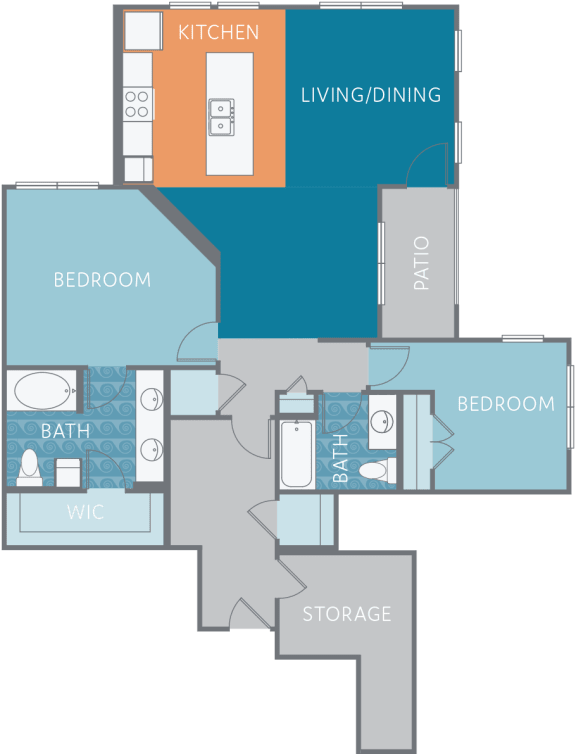 Floor Plan  Hamilton Lower  at Watermark at Steele Crossing, Arkansas