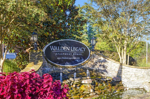 Welcoming Property Signage at Walden Legacy Apartments, Knoxville, TN
