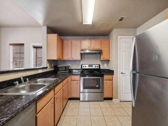 Kitchen appliances at Parkway Ranch Rental Homes in Houston TX