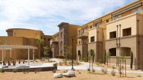 Dumosa Senior Village Courtyard