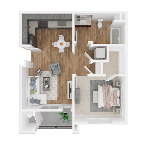1x1 floor plans available at Steamboat by Vintage in Reno, NV 89521
