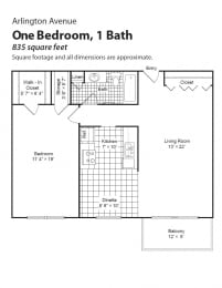 Arlington Place floorplan, St. Paul, Minnesota