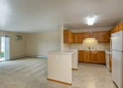 Thumbnail 4 of 16 - Lower Riverwalk Kitchen/Living, 1 Bed/1 Bath