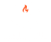 the logo for the lambda property management is a stylized lamp with a
