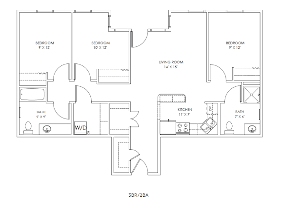 the floor plan of casa esmeralda