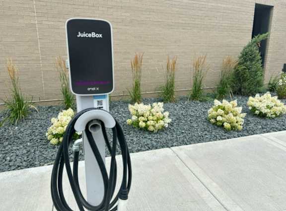 Charging point at Meridian at CityPlace in Woodbury, MN 55125