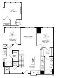 Lee Floor Plan at Berkshire Chapel Hill, Chapel Hill, NC