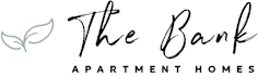 The Bank logo with a leaf design on the left.