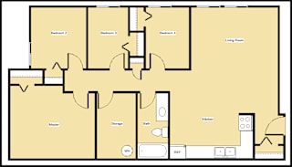 Floor Plan 4 Bedroom