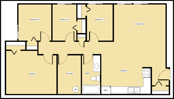 Floor Plan  4 Bedroom