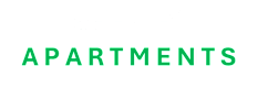 The image displays the words "SHEPLEY APARTMENTS" in large green letters.