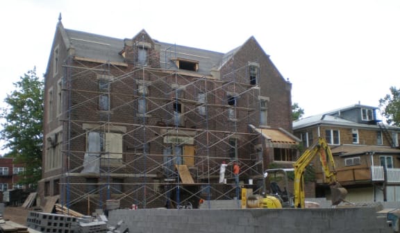 Exterior view of property while under construction 2
