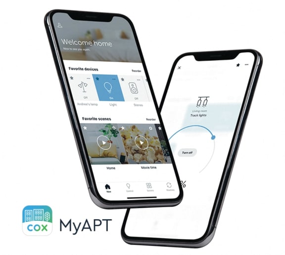 a mockup of the myappt app on the iphone x at The Landing at Fiesta Village, Mesa, AZ, 85210
