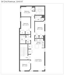 Floor Plan Unit 1 - 4 Bed 2 Bath