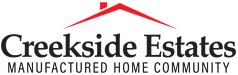 The image is a logo for Bonner Springs Estates, a manufactured home community.