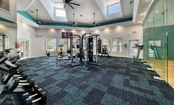 the preserve at ballantyne commons fitness room