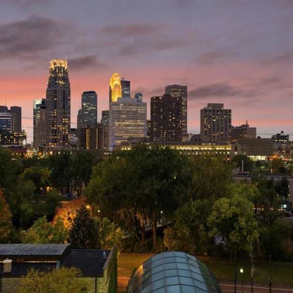 Skyline View at The M on Hennepin, Minneapolis, Minnesota