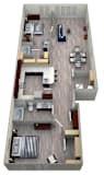 9B2 Floor Plan at The Landmark, New Braunfels, TX