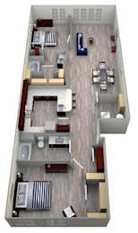 9B2 Floor Plan at The Landmark, New Braunfels, TX