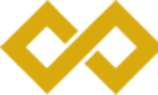 a pair of yellow arrows in a yellow triangle shape