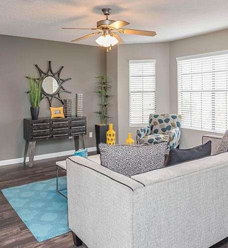 Modern Living Area at Bradford Pointe, Augusta, GA