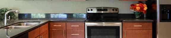 kitchen stainless steel appliances