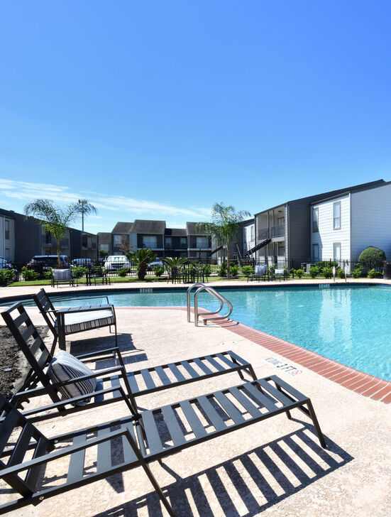 Large Shimmering Pool at Normandy Woods in Riviera East, Houston, TX, 77015