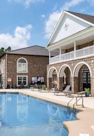 A large swimming pool at Puller Place Apartments, Jacksonville, NC, 28546