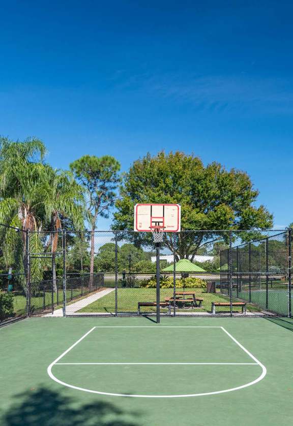 Outdoor Basketball Court at Lakeside Glen Apartments, Melbourne