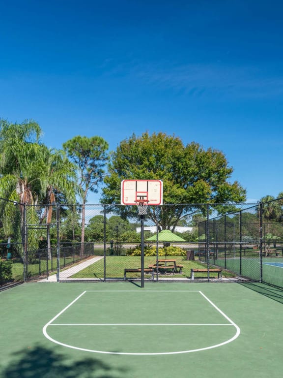 Outdoor Basketball Court at Lakeside Glen Apartments, Melbourne