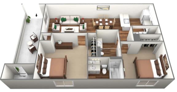 2 Bedroom Apartment Ivy Hollow