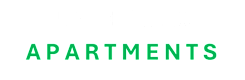 The image displays the words "UNIONVILLE APARTMENTS" in large green letters.